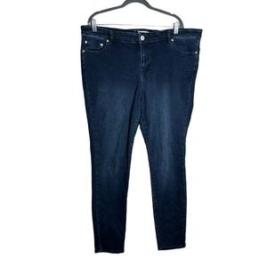 Eloquii Blue Denim Skinny Jeans 18G